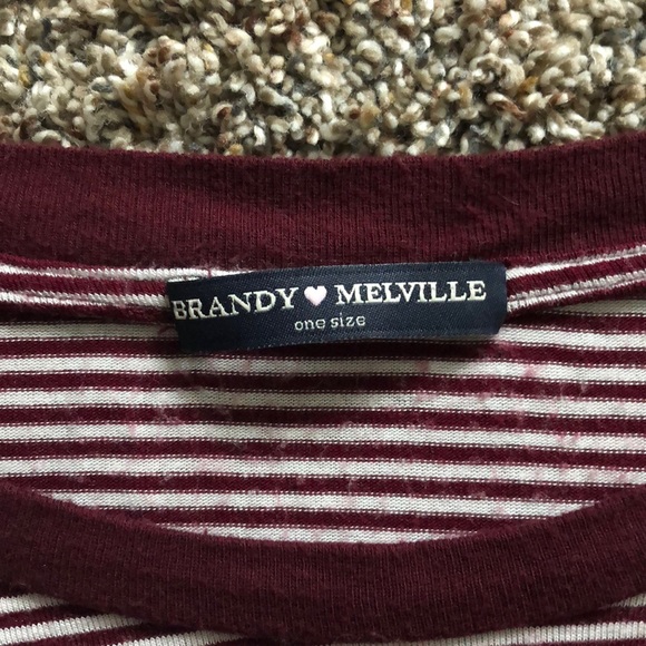 brandy melville striped shirt - Picture 2 of 2